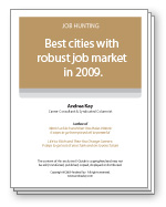 Best cities with robust job markets in 2009.