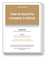 How to know if a company is ethical.