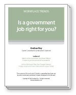 Is a government job right for you?
